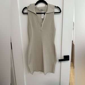 Sculpt Knit Polo Dress